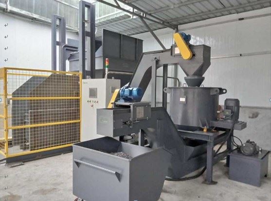 High Accuracy Steel Chip Crushing And Block Pressing Machine